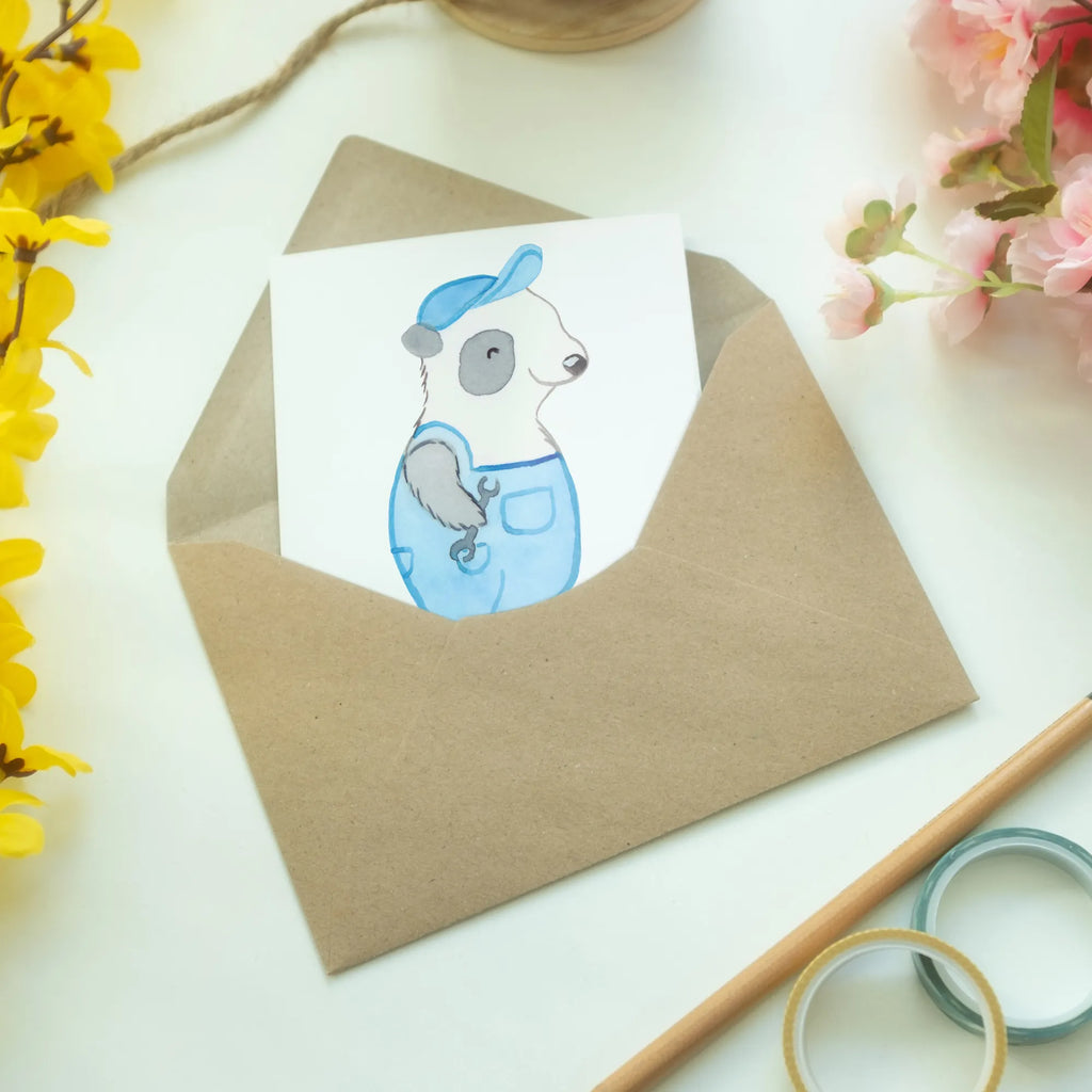 Personalised greetings card Mechatronics Technician for Refrigeration Technology heart gift, gift idea, best, farewell gift, passing exam, anniversary, retirement, promotion, job start, sayings, funny, profession