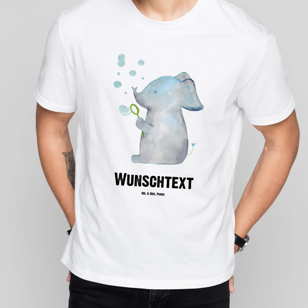 Personalised T-Shirt elephant soap bubbles Bedrucken, T-Shirt mit Aufruck, Wunschtext, T-Shirt Personalisiert, T-Shirt mit Namen, Gute Laune, Lustige Sprüche, Tiere, Tiermotive, Liebesspruch, Seifenblasen, Elefant, Heimat, Elefanten, Dickhäuter, Gefühl. Daheim, Rüsseltier, Liebe, Liebesbeweis