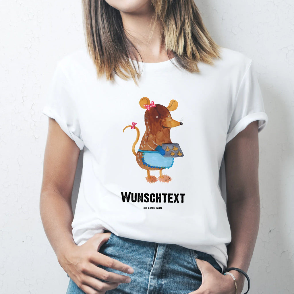 Rozmiar L Personalizowana koszulka Mysz ciastka T-Shirt Personalisiert, Wunschtext, T-Shirt mit Aufruck, T-Shirt mit Namen, Bedrucken, Nikolaus, Weihnachtsdeko, Winter, Heiligabend, Advent, Wintermotiv, Weihnachten, Backen, Maus, Weihnachtsbäckerei, Plätzchen, Kekse, Weihnachtskekse, Chaosqueen