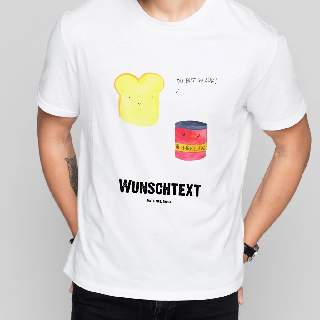 Rozmiar L Personalizowana koszulka Tost dżem T-Shirt mit Namen, Wunschtext, T-Shirt mit Aufruck, Bedrucken, T-Shirt Personalisiert, Lustige Sprüche, Gute Laune, Tiere, Tiermotive, Küche Spruch, Küche Deko, Toast, Frühstück Einladung, Süß, Süße Postkarte, Marmelade, Brot, Dreamteam, Toastbrot