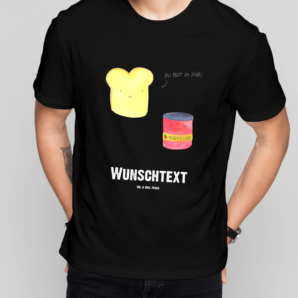 Rozmiar L Personalizowana koszulka Tost dżem T-Shirt mit Namen, Wunschtext, T-Shirt mit Aufruck, Bedrucken, T-Shirt Personalisiert, Lustige Sprüche, Gute Laune, Tiere, Tiermotive, Küche Spruch, Küche Deko, Toast, Frühstück Einladung, Süß, Süße Postkarte, Marmelade, Brot, Dreamteam, Toastbrot