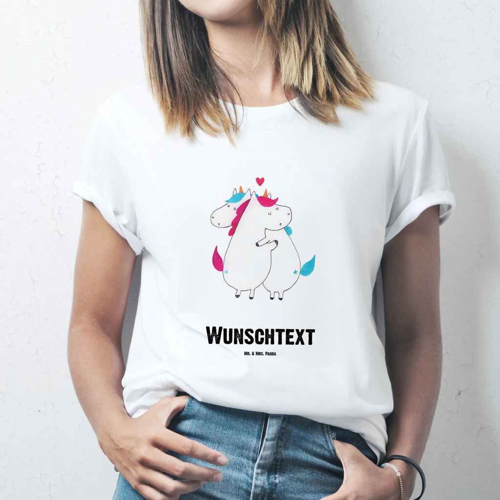 Rozmiar L Personalizowana koszulka jednorożec Wiadomość T-Shirt Personalisiert, T-Shirt mit Aufruck, Wunschtext, T-Shirt mit Namen, Bedrucken, Einhorn Deko, Unicorn, Einhorn, Einhörner, Ehe, Spruch, Valentine, Geschenk, Liebe, Partner, Lustig, Valentinstag, Witzig