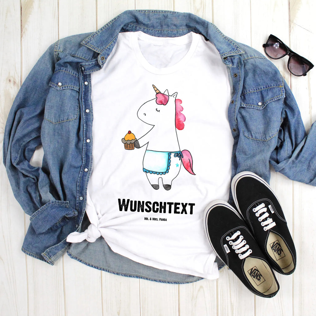 Rozmiar L Personalizowana koszulka Jednorożec muffinka Wunschtext, T-Shirt mit Aufruck, T-Shirt Personalisiert, Bedrucken, T-Shirt mit Namen, Einhorn Deko, Unicorn, Einhorn, Einhörner, Muffin, Geburtstagsgrüße, Grüße, Kekse, Geburtstag, Liebesgrüße, Glückwünsche, Backen