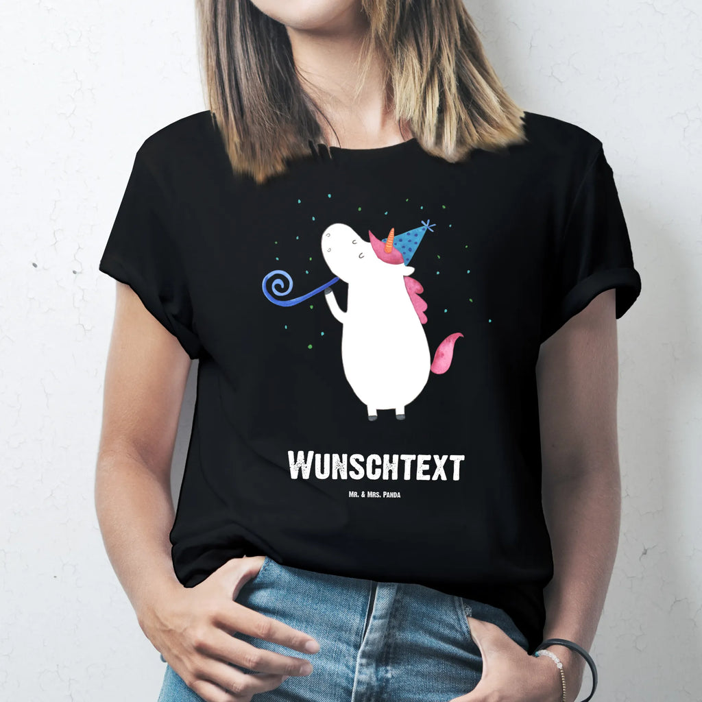 Personalised T-Shirt unicorn party T-Shirt mit Namen, Bedrucken, T-Shirt mit Aufruck, Wunschtext, T-Shirt Personalisiert, Einhorn Deko, Unicorn, Einhorn, Einhörner, Konfetti, Alkohol, Glitzer, Party, Fest, Disco, Geburtstag, Feier, Club