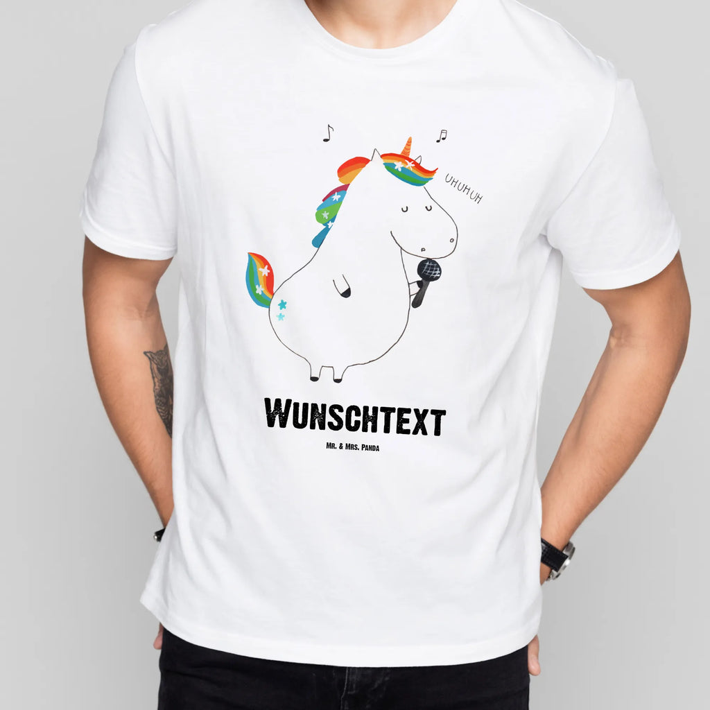 Rozmiar L Personalizowana koszulka jednorożec Śpiewak T-Shirt mit Aufruck, T-Shirt Personalisiert, Damen, T-Shirt mit Namen, Herren, Einhorn Deko, Einhörner, Unicorn, Einhorn, Freundin, Konfetti, Party, Sänger, Feier, Disco, Fest, Glitzer, Sängerin, Geburtstag
