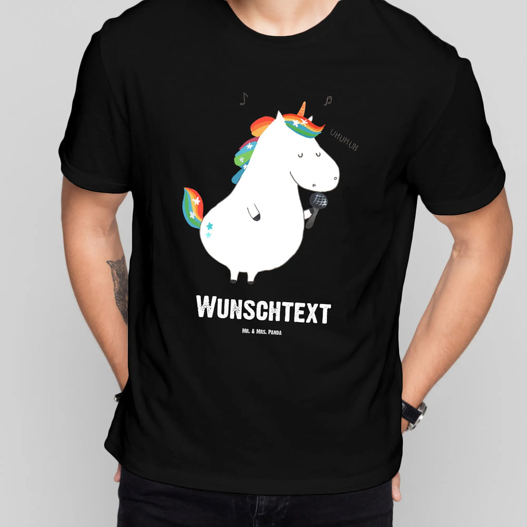 Rozmiar L Personalizowana koszulka jednorożec Śpiewak T-Shirt mit Aufruck, T-Shirt Personalisiert, Damen, T-Shirt mit Namen, Herren, Einhorn Deko, Einhörner, Unicorn, Einhorn, Freundin, Konfetti, Party, Sänger, Feier, Disco, Fest, Glitzer, Sängerin, Geburtstag