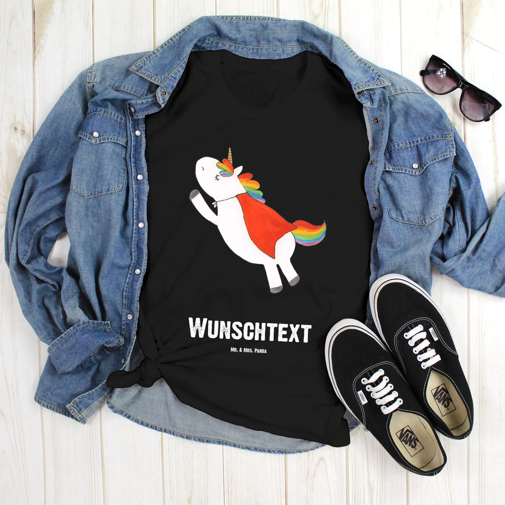 Rozmiar L Personalizowana koszulka Jednorożec Super T-Shirt Personalisiert, T-Shirt mit Namen, T-Shirt mit Aufruck, Bedrucken, Wunschtext, Einhorn Deko, Einhorn, Einhörner, Unicorn, Mädchen, Superheld, Held, Traummann, Freundin, Geschenk, Girl