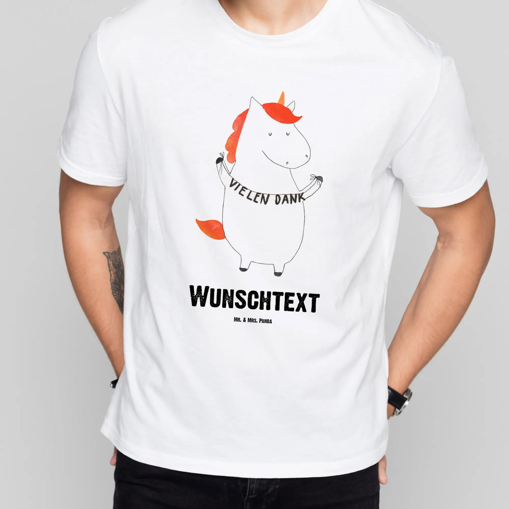 Personalisiertes T-Shirt Einhorn Vielen Dank Wunschtext, T-Shirt Personalisiert, T-Shirt mit Namen, T-Shirt mit Aufruck, Bedrucken, Einhorn Deko, Unicorn, Einhorn, Einhörner, Vielen Dank, Dankeschön, Danksagung, Danke