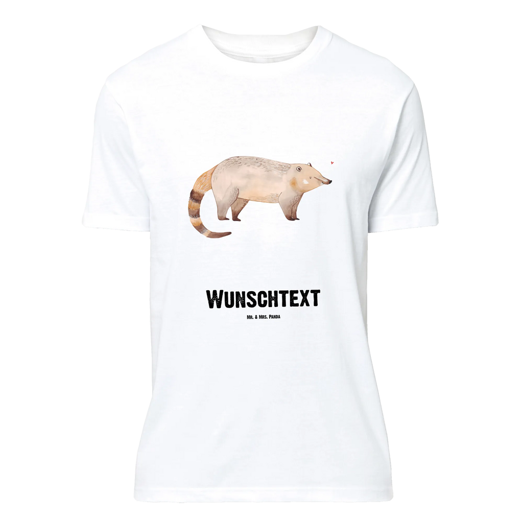 Personalised T-Shirt Nasal Bear T-Shirt mit Aufruck, T-Shirt mit Namen, Bedrucken, T-Shirt Personalisiert, Wunschtext, Lustige Sprüche, Gute Laune, Tiere, Tiermotive, Rüsselbär, Nasenbären, Nasenbär, Bär