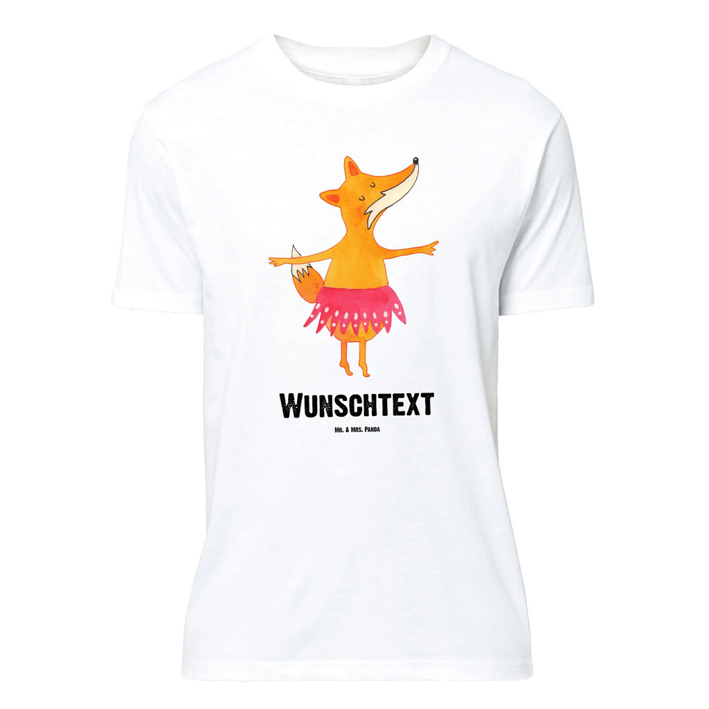 Personalisiertes T-Shirt Fuchs Ballerina T-Shirt mit Namen, Bedrucken, T-Shirt mit Aufruck, T-Shirt Personalisiert, Wunschtext, Fuchs, Ballett, Geburtstag, Tanzen, Party, Tänzerin, Einladung, Füchse, Ballerina, Füchsin, Fuchs Spruch