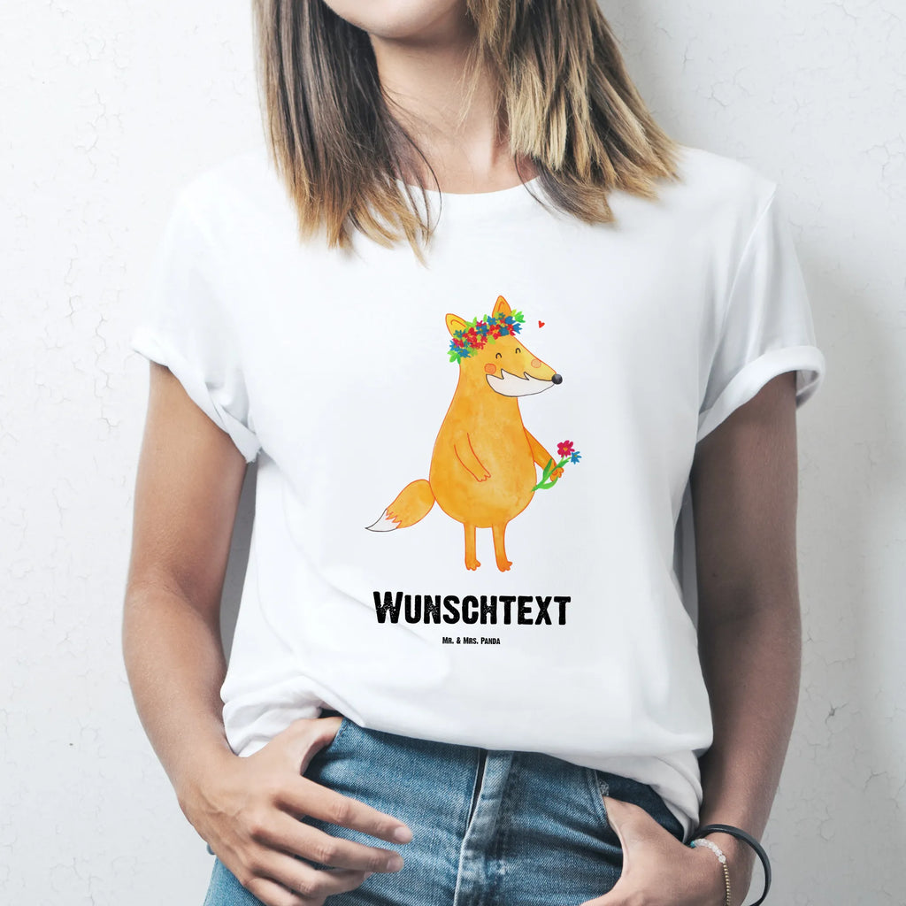 Personalised T-Shirt Fox Flower Herrn, Damen, Lustiges T-Shirt, Männer, Party, Shirt, T-Shirt, T-Shirt mit Spruch, Jubiläum, Junggesellenabschied, Frauen, Nachthemd, Tshirt, Schlafshirt, Geburstag, Fuchs, Motivation, Freude, Blumenmädchen, mich, Blume, Freundin, Füchse, Fox, Freundinnen, Blumen, Fuchsmädchen, Liebe, Selbstliebe, ich, Liebesbeweis