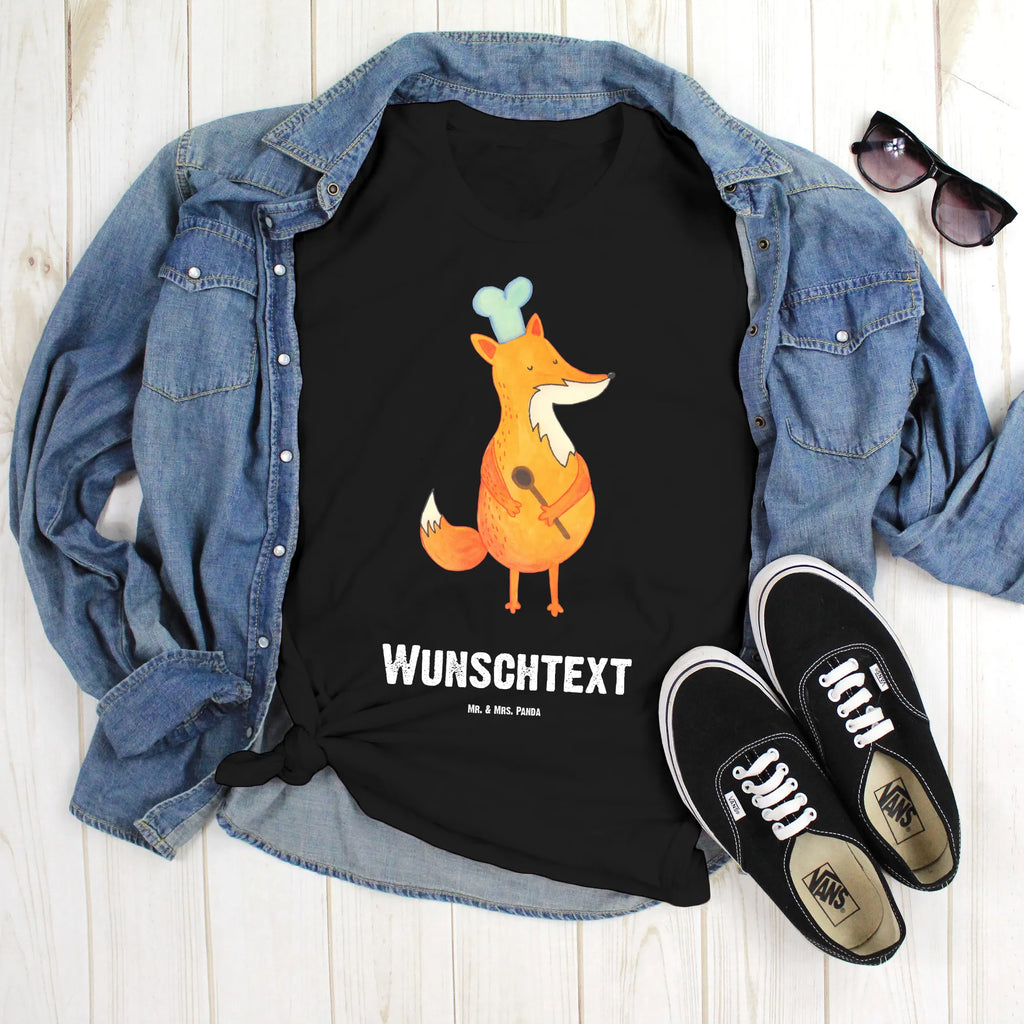 Personalisiertes T-Shirt Fuchs Koch T-Shirt mit Namen, T-Shirt Personalisiert, Frauen, Bedrucken, T-Shirt mit Aufruck, Männer, Wunschtext, Fuchs, Küche Spruch, Füchse, Köche, Koch Geschenk, witzig, Bäcker, Spruch lustig, Küche Deko, Party Spruch