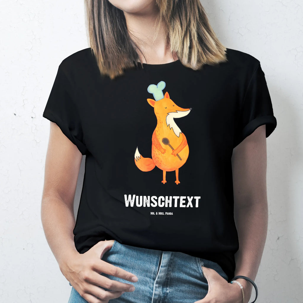 Personalisiertes T-Shirt Fuchs Koch T-Shirt mit Namen, T-Shirt Personalisiert, Frauen, Bedrucken, T-Shirt mit Aufruck, Männer, Wunschtext, Fuchs, Küche Spruch, Füchse, Köche, Koch Geschenk, witzig, Bäcker, Spruch lustig, Küche Deko, Party Spruch