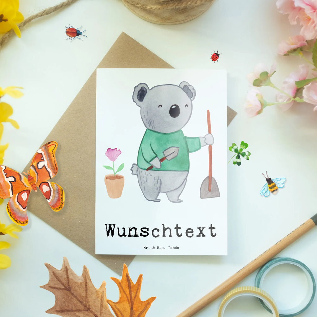 Personalised greetings card gardener heart gift, gift idea, best, farewell gift, passing exam, anniversary, retirement, promotion, job start, sayings, funny, profession