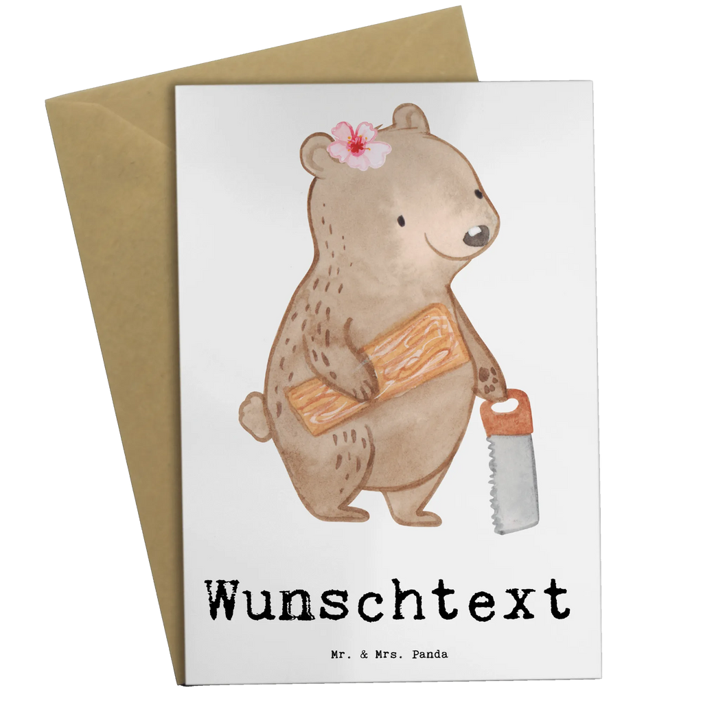 Personalisierte Grußkarte Tischlerin Herz Grußkarte selbst gestalten, Personalisierte Glückwunschkarte, Personalisierte Hochzeitskarte, Grußkarte selber drucken, Personalisierte Einladungskarte, Personalisierte Karte, Personalisierte Geburtstagskarte, Grußkarte mit Namen, Grußkarten personalisiert, Grußkarte mit persönlichen Nachrichten, Personalisiertere Klappkarte, Grußkarte als Geldgeschenk, Personalisierte Grußkarte, Beruf, Ausbildung, Jubiläum, Abschied, Rente, Kollege, Kollegin, Geschenk, Schenken, Arbeitskollege, Mitarbeiter, Firma, Danke, Dankeschön