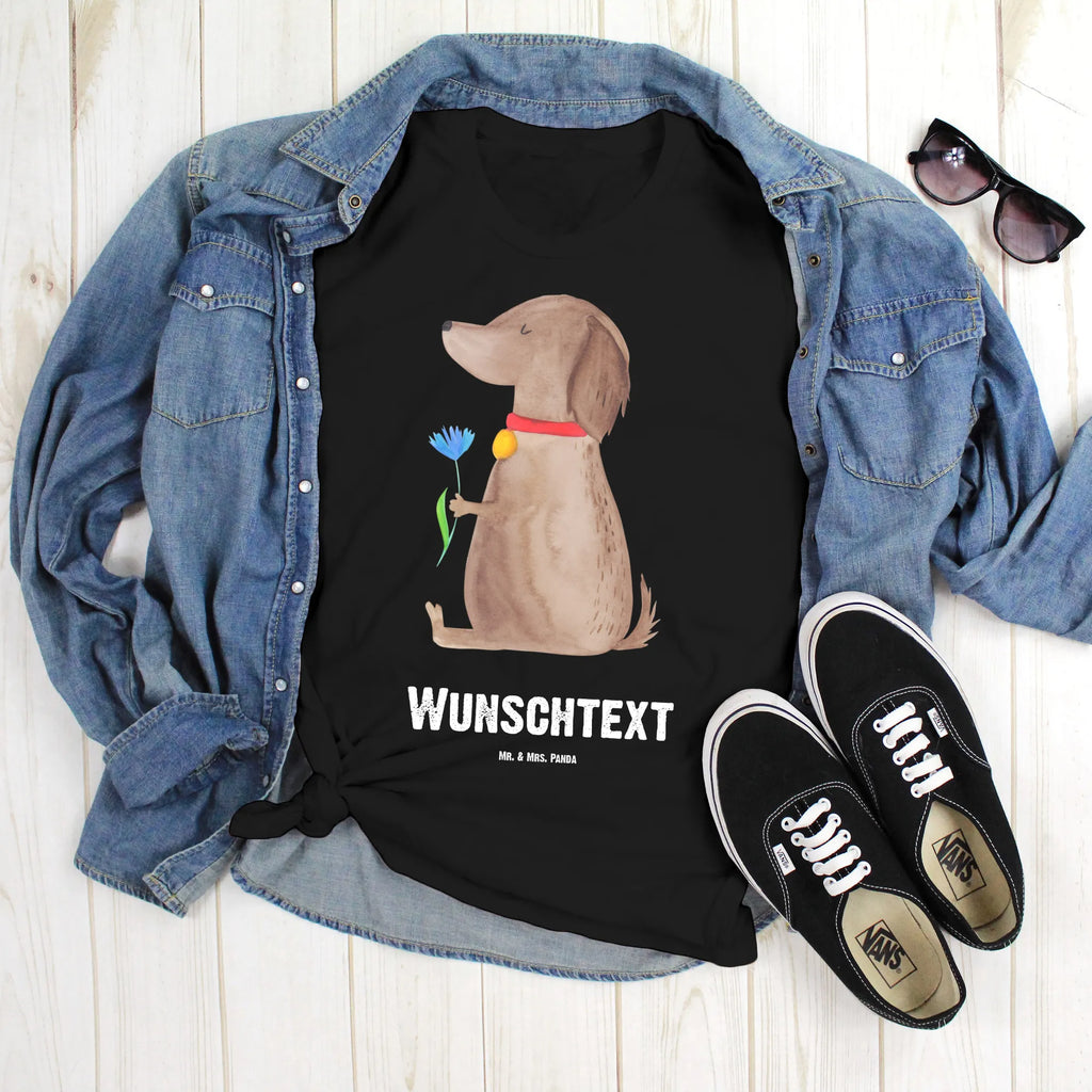 Rozmiar L Personalizowana koszulka pies kwiat Bedrucken, T-Shirt mit Aufruck, T-Shirt Personalisiert, T-Shirt mit Namen, Wunschtext, Hundemotiv, Hund, Haustier, Tierliebhaber, Sprüche, Hunderasse, Hundebesitzer, Hundeliebe, Frauchen, Hunde