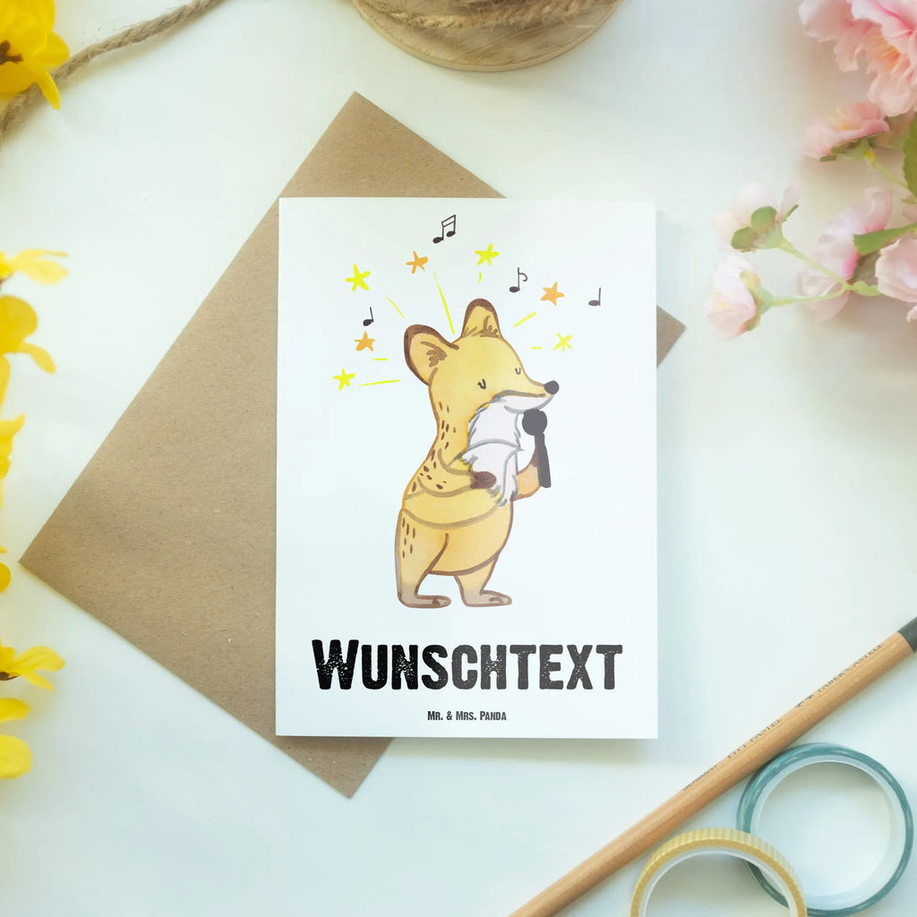 Personalised greetings card opera singer heart gift, gift idea, best, farewell gift, passing exam, anniversary, retirement, promotion, job start, sayings, funny, profession