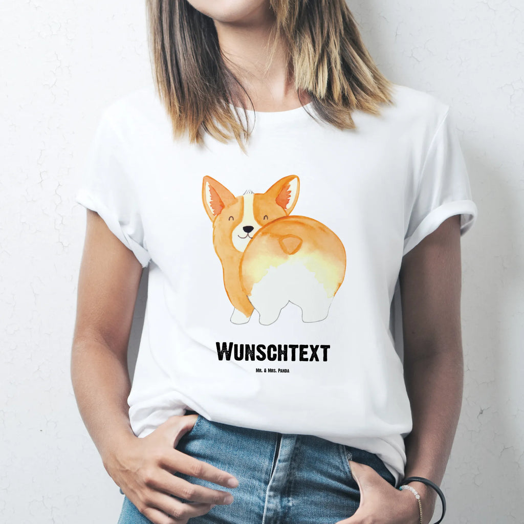 Personalised T-Shirt corgi buttocks Wunschtext, T-Shirt mit Namen, T-Shirt Personalisiert, T-Shirt mit Aufruck, Bedrucken, Hundemotiv, Hund, Haustier, Tierliebhaber, Sprüche, Hunderasse, Hundebesitzer, Motivation, Selbstliebe, Spruch, Hundeliebe, Corgie