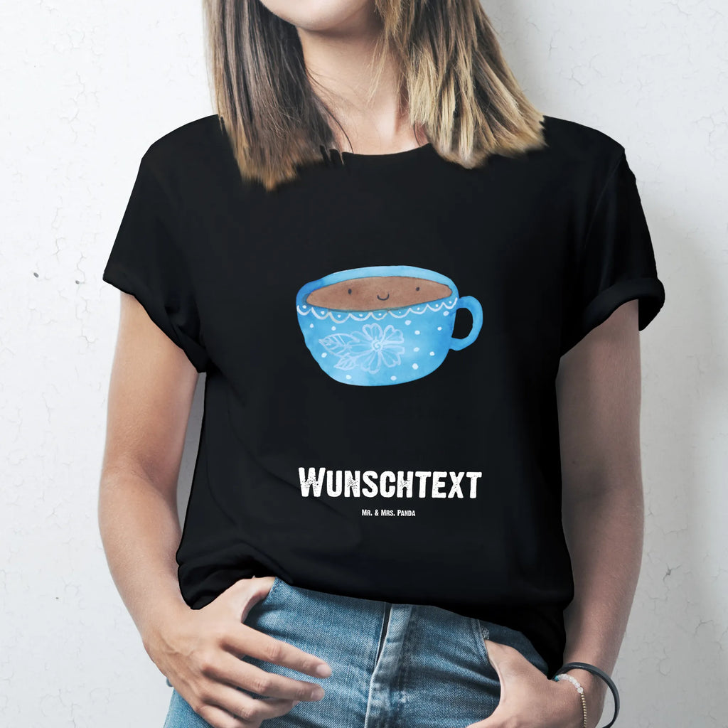 Rozmiar L Personalizowana koszulka Kawa kubek T-Shirt Personalisiert, T-Shirt mit Namen, Bedrucken, T-Shirt mit Aufruck, Männer, Frauen, Wunschtext, Tiermotive, Gute Laune, lustige Sprüche, Tiere, Kaffee, Tasse, Liebe, Genuss, Geschmack, Glücklich