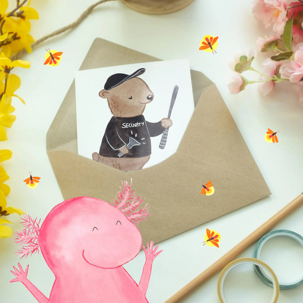 Personalised greetings card Bodyguard heart gift, gift idea, best, farewell gift, passing exam, anniversary, retirement, promotion, job start, sayings, funny, profession