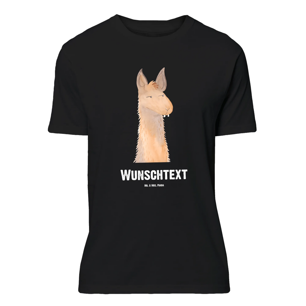 Personalisiertes T-Shirt Lamakopf genervt Bedrucken, T-Shirt mit Namen, T-Shirt Personalisiert, T-Shirt mit Aufruck, Wunschtext, Alpaka, Lama, Partnerin, Recht haben, Genervt sein, Lamas, Freundin, Büroalltag, Büro, Azubi, Chef, Beste Freundin, Chefin