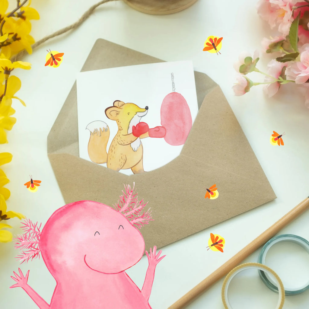 Personalisierte Grußkarte Fuchs Boxen Personalisierte Einladungskarte, Personalisiertere Klappkarte, Personalisierte Karte, Personalisierte Glückwunschkarte, Personalisierte Hochzeitskarte, Grußkarte mit persönlichen Nachrichten, Grußkarte als Geldgeschenk, Personalisierte Grußkarte, Grußkarte selbst gestalten, Personalisierte Geburtstagskarte, Grußkarte mit Namen, Grußkarten personalisiert, Grußkarte selber drucken, Geschenk, Sport, Sportart, Hobby, Schenken, Danke, Dankeschön, Auszeichnung, Gewinn, Sportler, Boxen, Boxkampf, Boxtraining