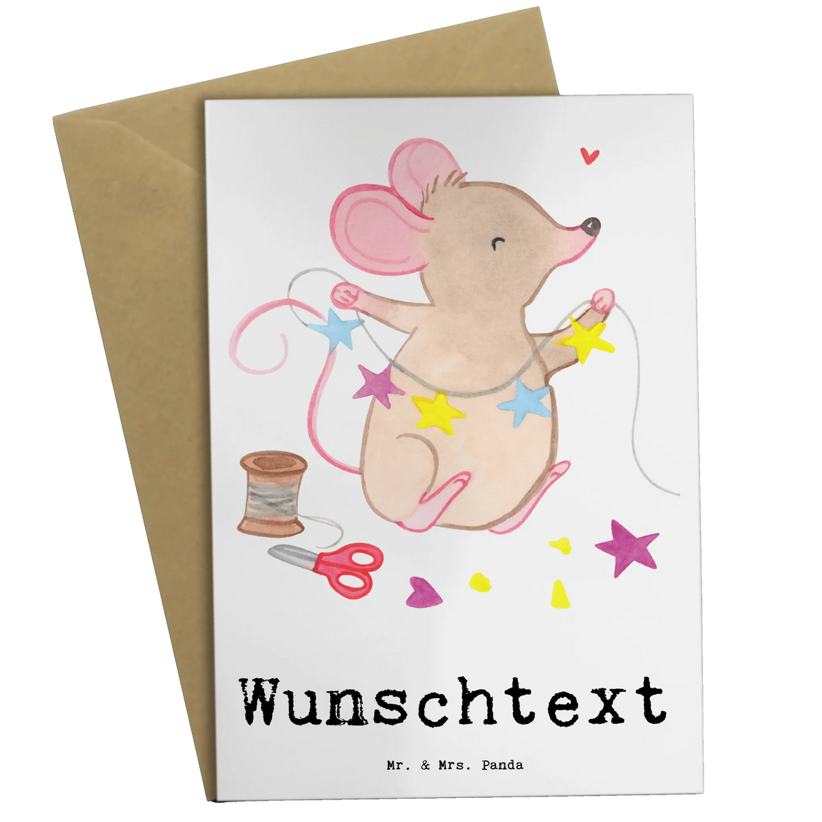 Personalised greetings card Mouse Craft Gift, sport, hobby, giving, thank you, award, profit, athlete, creative crafts, DIY, Crafts