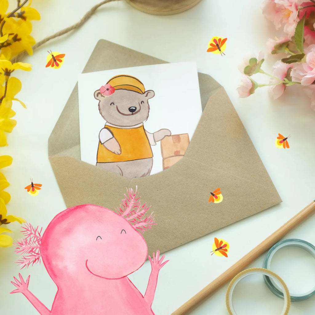 Personalised greetings card Warehouse specialist heart gift, gift idea, best, farewell gift, passing exam, anniversary, retirement, promotion, job start, sayings, funny, profession