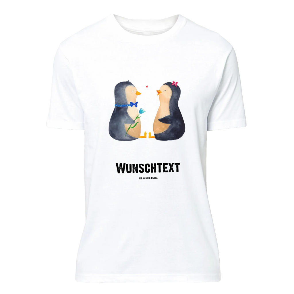 Rozmiar L Personalizowana koszulka Pingwin para T-Shirt Personalisiert, Bedrucken, T-Shirt mit Namen, T-Shirt mit Aufruck, Wunschtext, Pinguin, Große Liebe, Traumpaar, Liebesbeweis, Hochzeitstag, Pinguine, Jahrestag, Verlobung, Liebe, Liebesgeschenk, Hochzeitsgeschenk, Liebespaar, Hochzeit