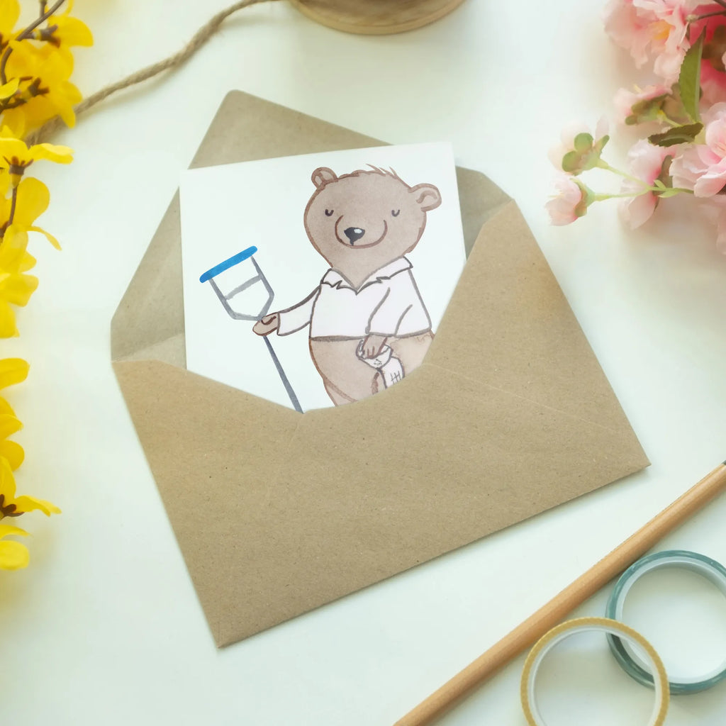 Spersonalizowana kartka z życzeniami ortopeda serce Zawód, Wykształcenie, Jubileusz, Pożegnanie, Emerytura, Kolega, Koleżanka, Prezent, Dawać, Pracownik, Współpracownik, Firma, Dziękuję, Dziękuję bardzo