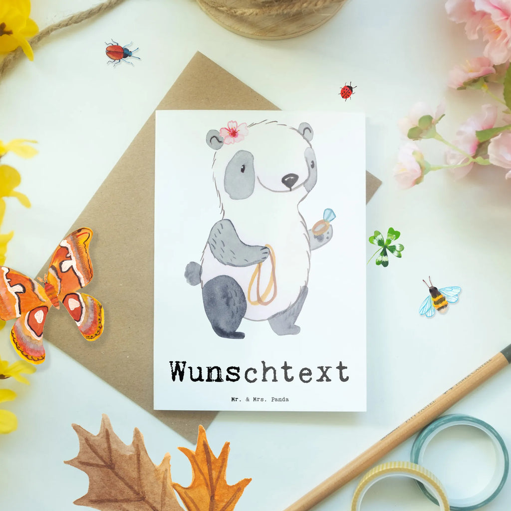 Personalised greetings card Female goldsmith heart gift, gift idea, best, farewell gift, passing exam, anniversary, retirement, promotion, job start, sayings, funny, profession