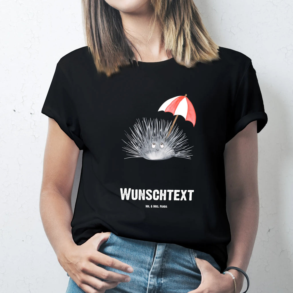 Rozmiar L Personalizowana koszulka Jeżowiec T-Shirt mit Aufruck, T-Shirt Personalisiert, Bedrucken, T-Shirt mit Namen, Wunschtext, Meer, Urlaub, Meerestiere, Lebe, Seeigel, Leben, Selbstliebe, Selbstakzeptanz, Achtsamkeit, Hier und Jetzt