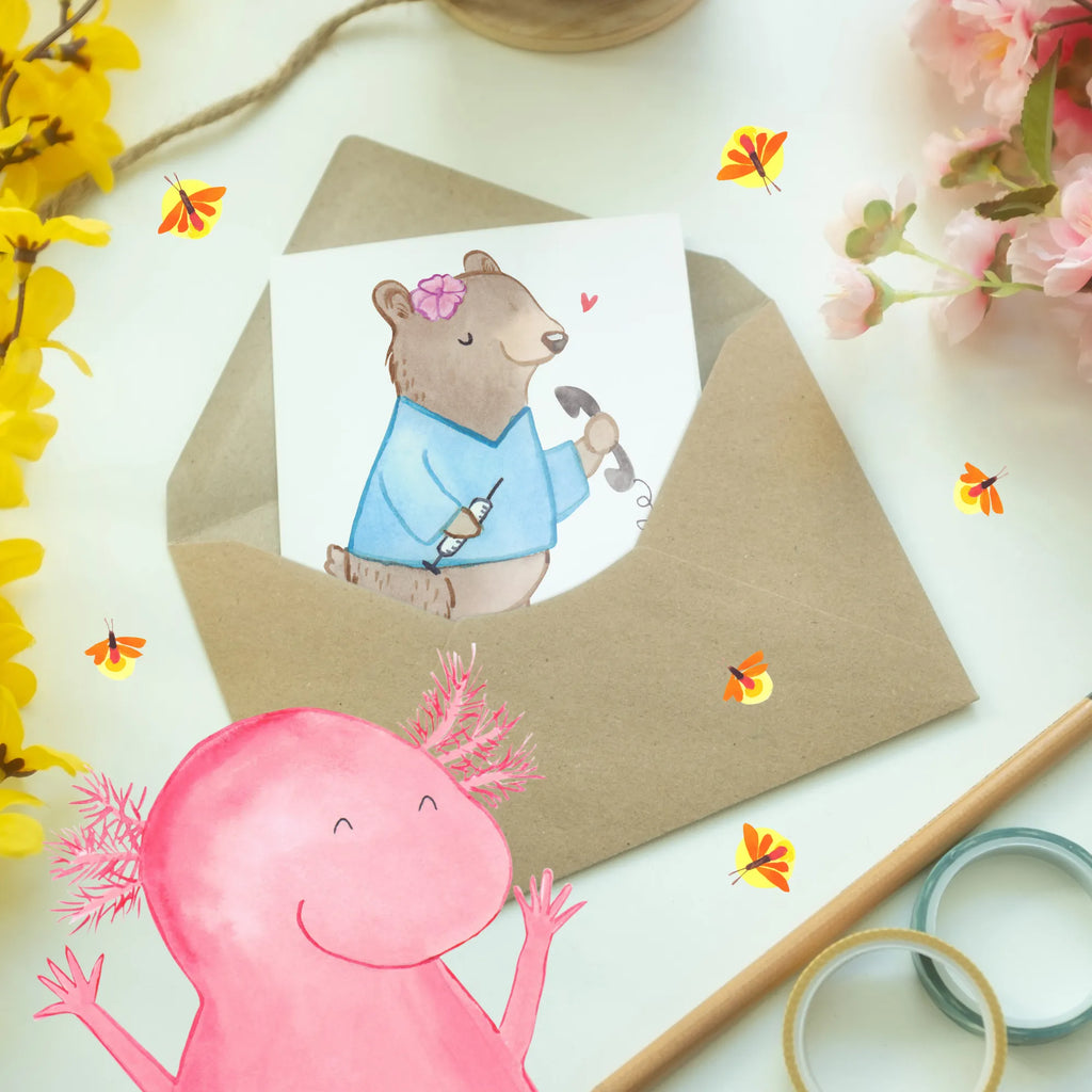 Personalised greetings card medical assistant Heart gift, gift idea, best, farewell gift, passing exam, anniversary, retirement, promotion, job start, sayings, funny, profession