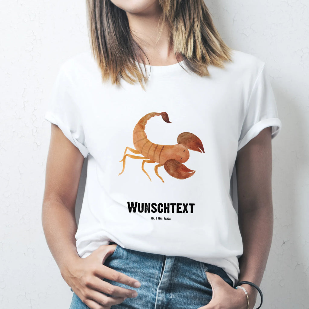 Rozmiar L Personalizowana koszulka znak zodiaku Skorpion T-Shirt mit Aufruck, T-Shirt mit Namen, Wunschtext, Bedrucken, T-Shirt Personalisiert, Tierkreiszeichen, Horoskop, Astrologie, Aszendent, Sternzeichen, Skorpion Sternzeichen, Skorpione, Geschenk Oktober, Geburtstag Oktober, Skorpion Geschenk, Geschenk November, Geburtstag November