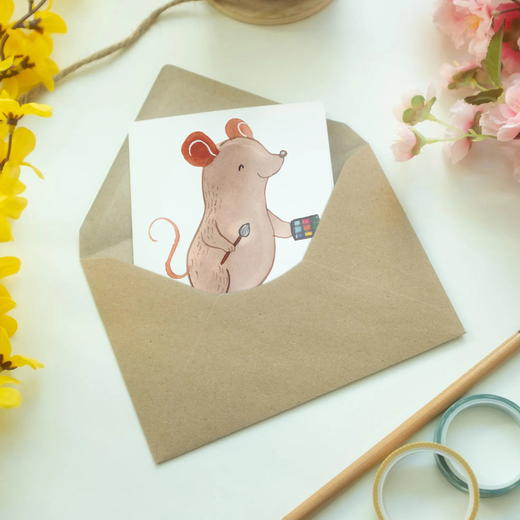 Personalisierte Grußkarte Maskenbildner mit Herz Personalisierte Glückwunschkarte, Grußkarte mit Namen, Personalisierte Einladungskarte, Personalisiertere Klappkarte, Personalisierte Geburtstagskarte, Personalisierte Grußkarte, Personalisierte Hochzeitskarte, Grußkarte selber drucken, Grußkarten personalisiert, Personalisierte Karte, Grußkarte als Geldgeschenk, Grußkarte mit persönlichen Nachrichten, Grußkarte selbst gestalten, Beruf, Ausbildung, Jubiläum, Abschied, Rente, Kollege, Kollegin, Geschenk, Schenken, Arbeitskollege, Mitarbeiter, Firma, Danke, Dankeschön, Maskenbildner, Kosmetiker, Make Up Artist, Visagist, Eröffnung, Kosmetikstudio, Beauty Salon