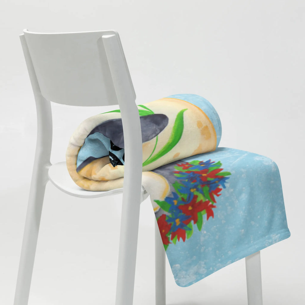 Personalised blanket Penguin Flower monogrammed blanket, blanket with name, custom blanket, personalized quilt, photo blanket, custom throw blanket, personalized throw, custom printed blanket, personalized fleece, fleece blanket with name, Penguin, North Pole, Winter, Penguins, lovesickness, universe, goals in life, love of life, wishes, gift idea, wreath of flowers, penguins, goals, motivation, life