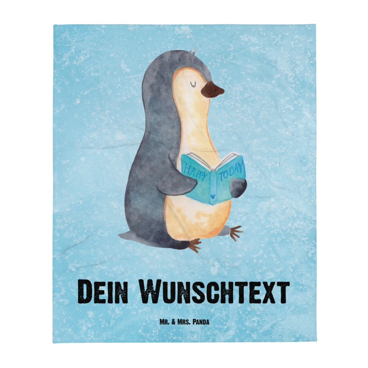 Personalizowany koc pingwin książka Pinguin