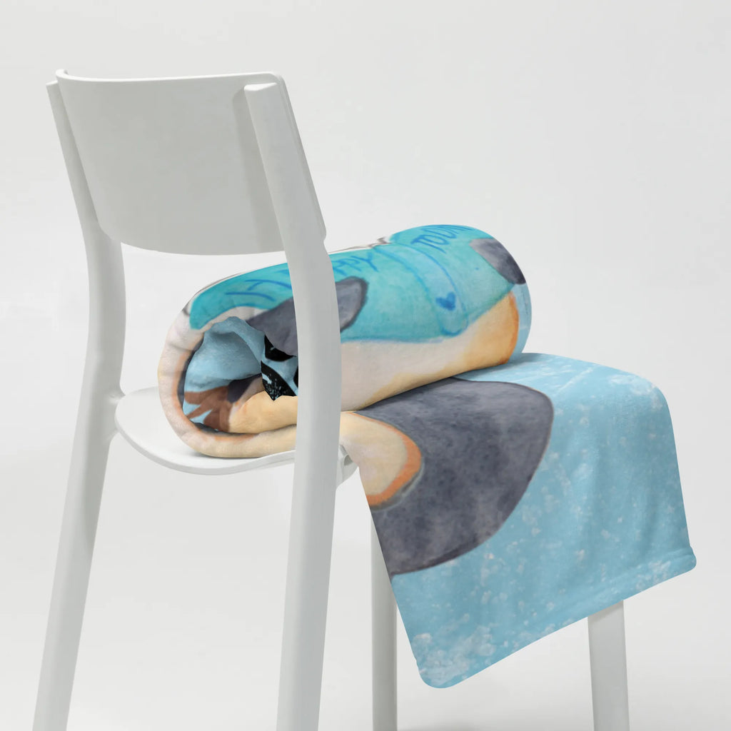 Personalizowany koc pingwin książka Pinguin