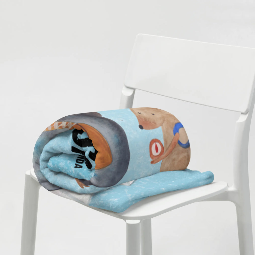 Personalised blanket Penguin & Mouse Hiker fleece blanket with name, monogrammed blanket, custom throw blanket, personalized throw, photo blanket, personalized quilt, personalized fleece, blanket with name, custom blanket, custom printed blanket, Penguin, North Pole, Winter, Penguins, excursion, wanderlust, adventurer, adventure, hiking, penguins, penguin, road trip