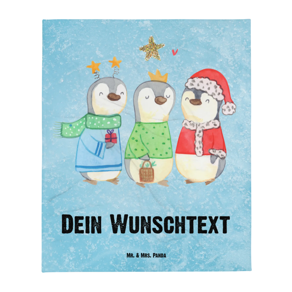 Personalizowany koc zimowy czas Święci Trzej Królowie Zima, Boże Narodzenie, dekoracje świąteczne, Mikołaj, Adwent, Wigilia, zimowy motyw