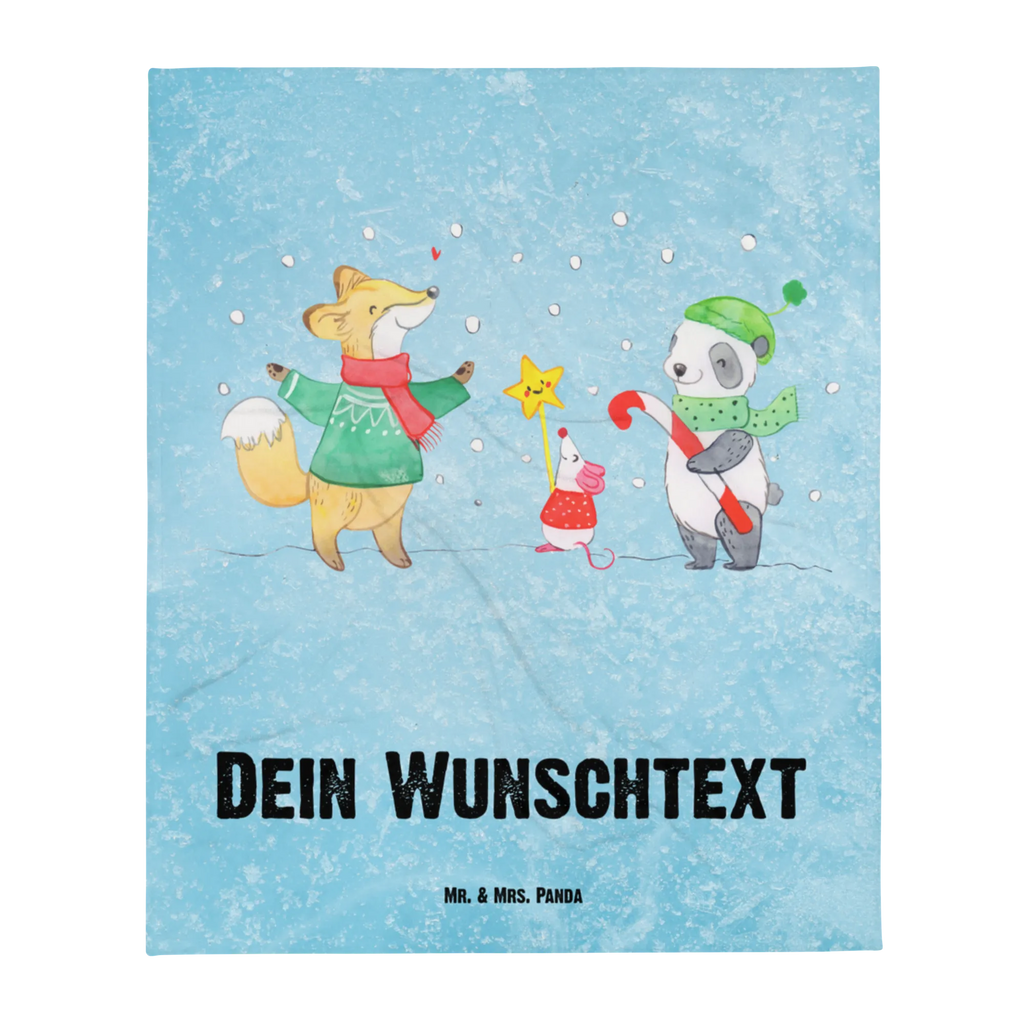 Personalizowany koc Zima radość świąteczna Zima, Boże Narodzenie, dekoracje świąteczne, Mikołaj, Adwent, Wigilia, zimowy motyw