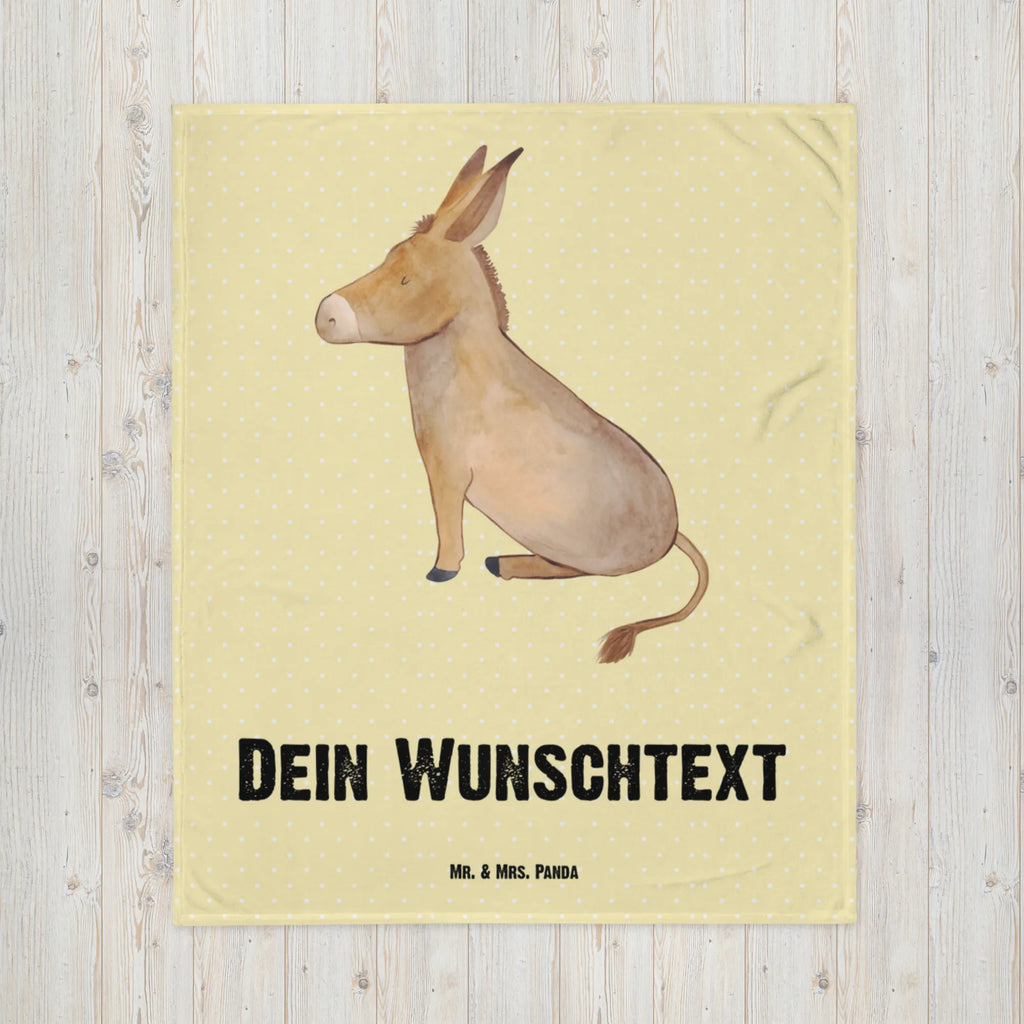 Personalised blanket Donkey custom printed blanket, monogrammed blanket, personalized quilt, personalized throw, custom blanket, personalized fleece, fleece blanket with name, blanket with name, custom throw blanket, photo blanket, small animals, cute, funny, cute animal motives, hand drawn, small world, funny sayings, good mood, happy, gifts, gift ideas, special gifts, animal lover, card, goal, Donkey, happiness in life, courage, wisdom, aim in life, courage to face life