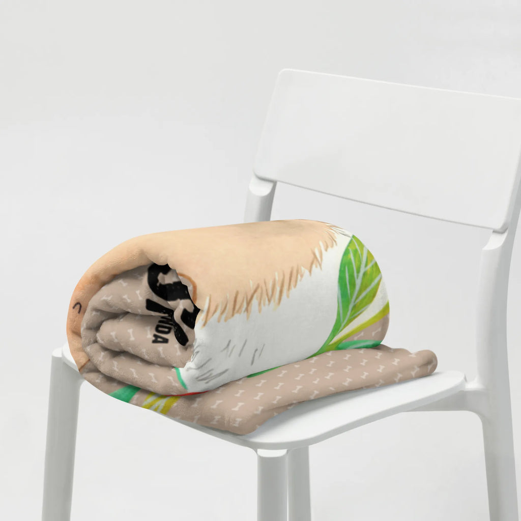 Personalisierte Decke Hund Ranke Kuscheldecke mit Namen, Decke mit Namen, Decke bedrucken, Kuscheldecke bedrucken, Personalisierte Decke, Hund, Hundemotiv, Haustier, Hunderasse, Tierliebhaber, Hundebesitzer, Sprüche, Hundeliebe, Ranke, Therapie, Selbsttherapie, Hundeglück, Hunde