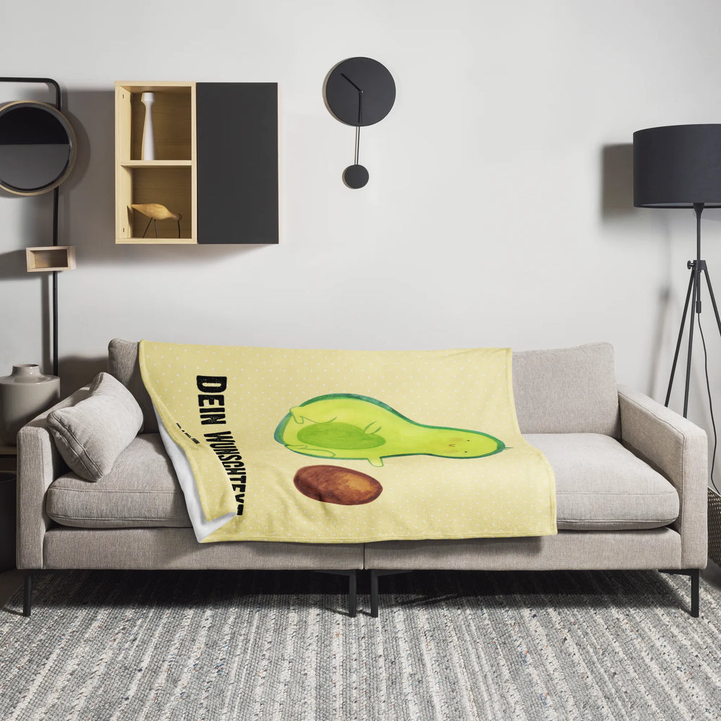 Personalisierte Decke Avocado rollt Kern Kuscheldecke mit Namen, Decke bedrucken, Personalisierte Decke, Decke mit Namen, Kuscheldecke bedrucken, Avocado, Veggie, Vegan, Gesund, Babyparty, erstes Kind, Avocados, zur Geburt, Schwangerschaft, große Liebe, Baby, Säugling, Schwanger, Geburtstag, Liebe, Geburt, Kind, Love