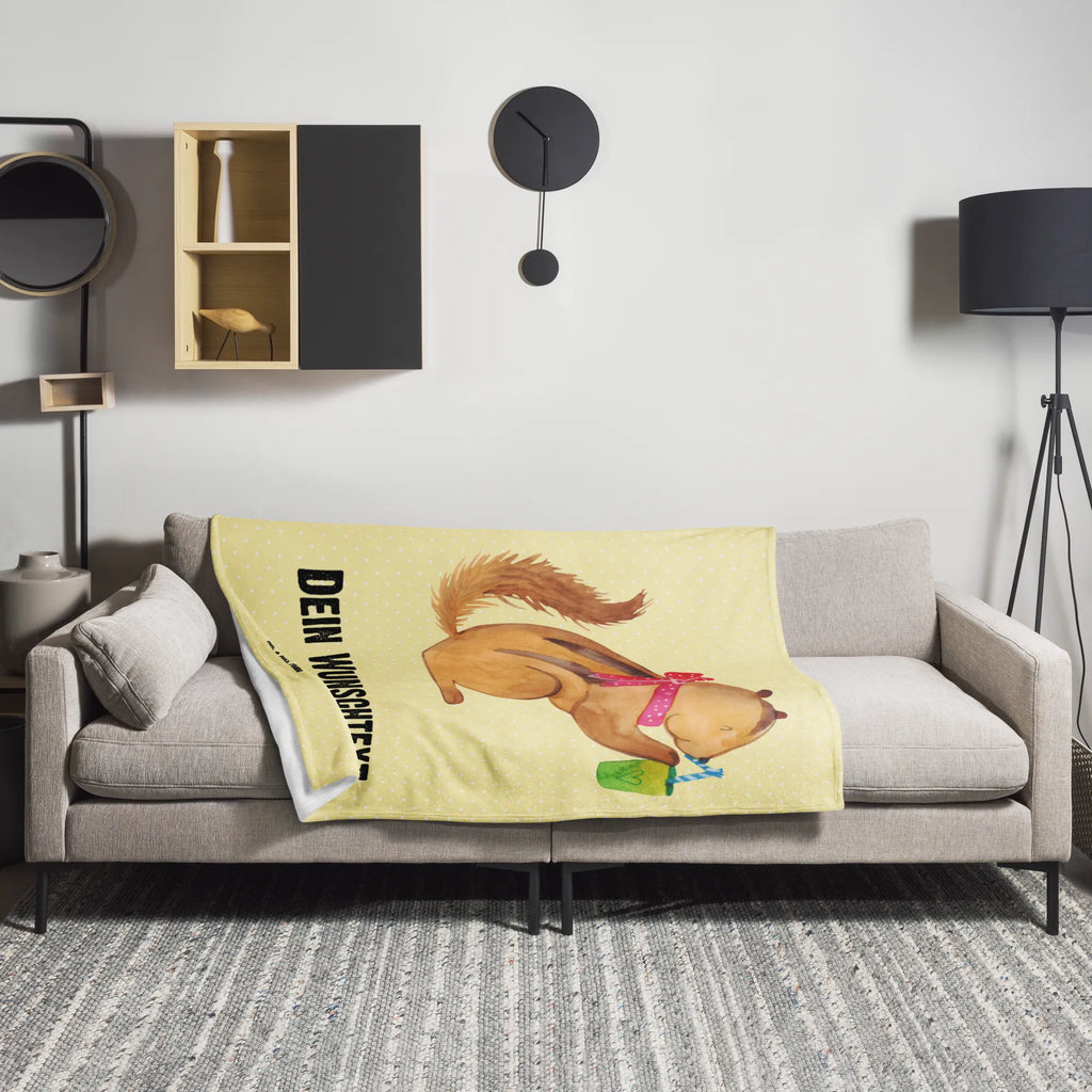 Personalisierte Decke Eichhörnchen Smoothie Decke bedrucken, Personalisierte Decke, Kuscheldecke mit Namen, Kuscheldecke bedrucken, Decke mit Namen, Tiermotive, Gute Laune, lustige Sprüche, Tiere, Eichhörnchen, Diät, Green Smoothies, Streifenhörnchen, Abnehmen