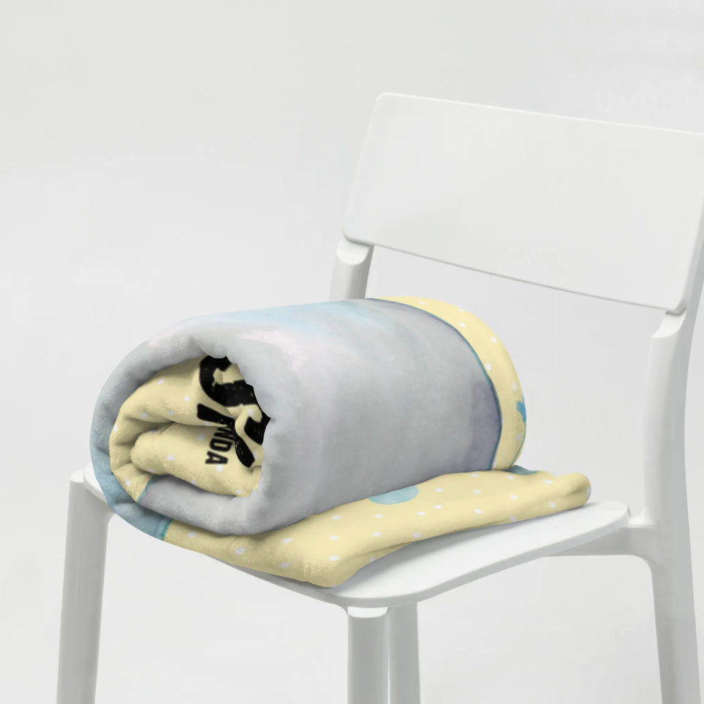 Personalizowany koc słoń bańki mydlane Motywy zwierzęce, dobra energia, zabawne powiedzonka, zwierzęta