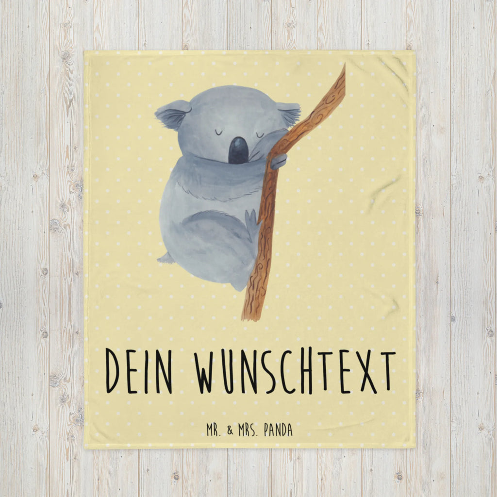 Personalised blanket koala personalized throw, fleece blanket with name, custom printed blanket, personalized quilt, custom blanket, personalized fleece, custom throw blanket, photo blanket, monogrammed blanket, blanket with name, small animals, cute, funny, cute animal motives, hand drawn, small world, funny sayings, good mood, happy, gifts, gift ideas, special gifts, animal lover, card, sleeping, koala bear, Koala, bedroom, dreamland, dream, bear