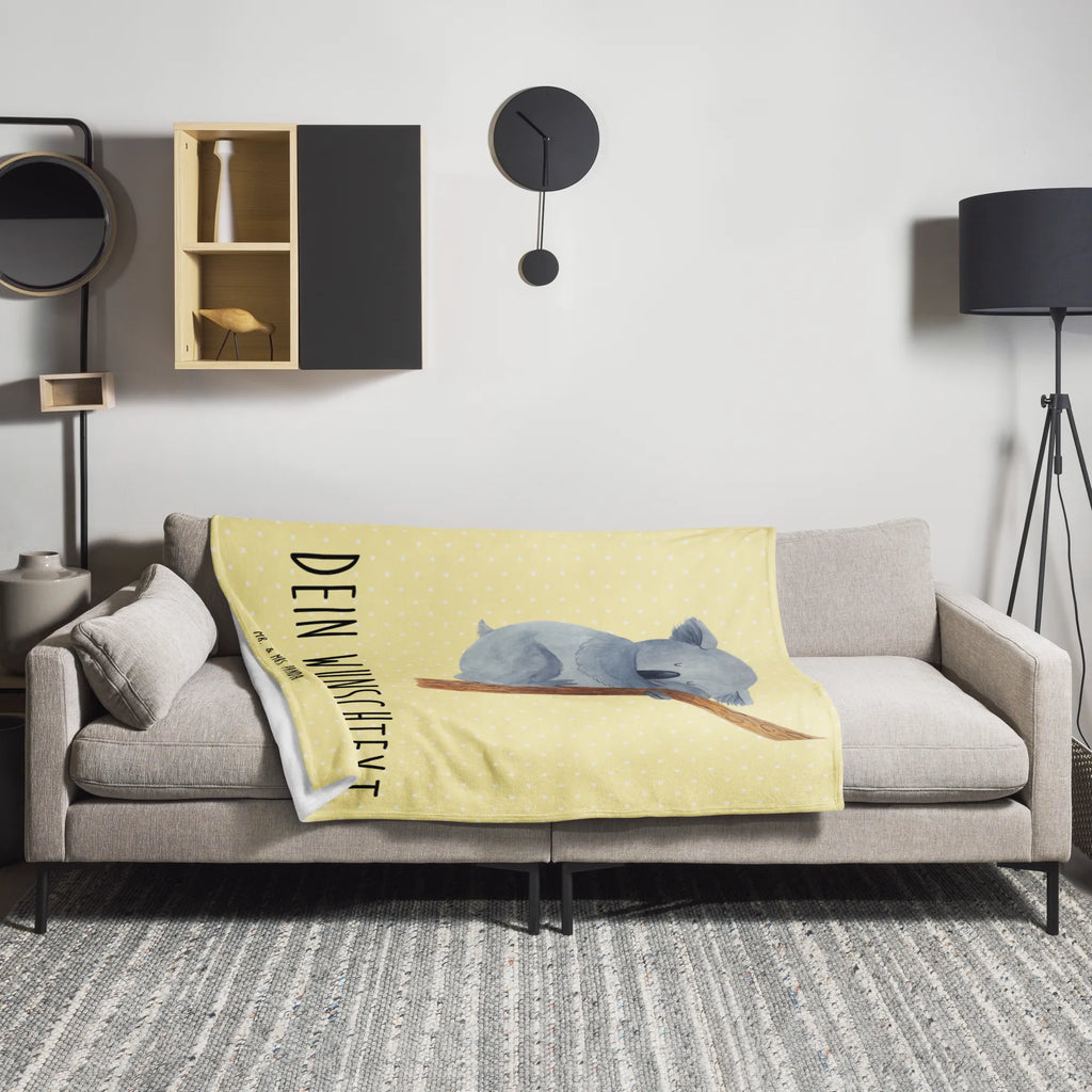 Personalised blanket koala personalized throw, fleece blanket with name, custom printed blanket, personalized quilt, custom blanket, personalized fleece, custom throw blanket, photo blanket, monogrammed blanket, blanket with name, small animals, cute, funny, cute animal motives, hand drawn, small world, funny sayings, good mood, happy, gifts, gift ideas, special gifts, animal lover, card, sleeping, koala bear, Koala, bedroom, dreamland, dream, bear