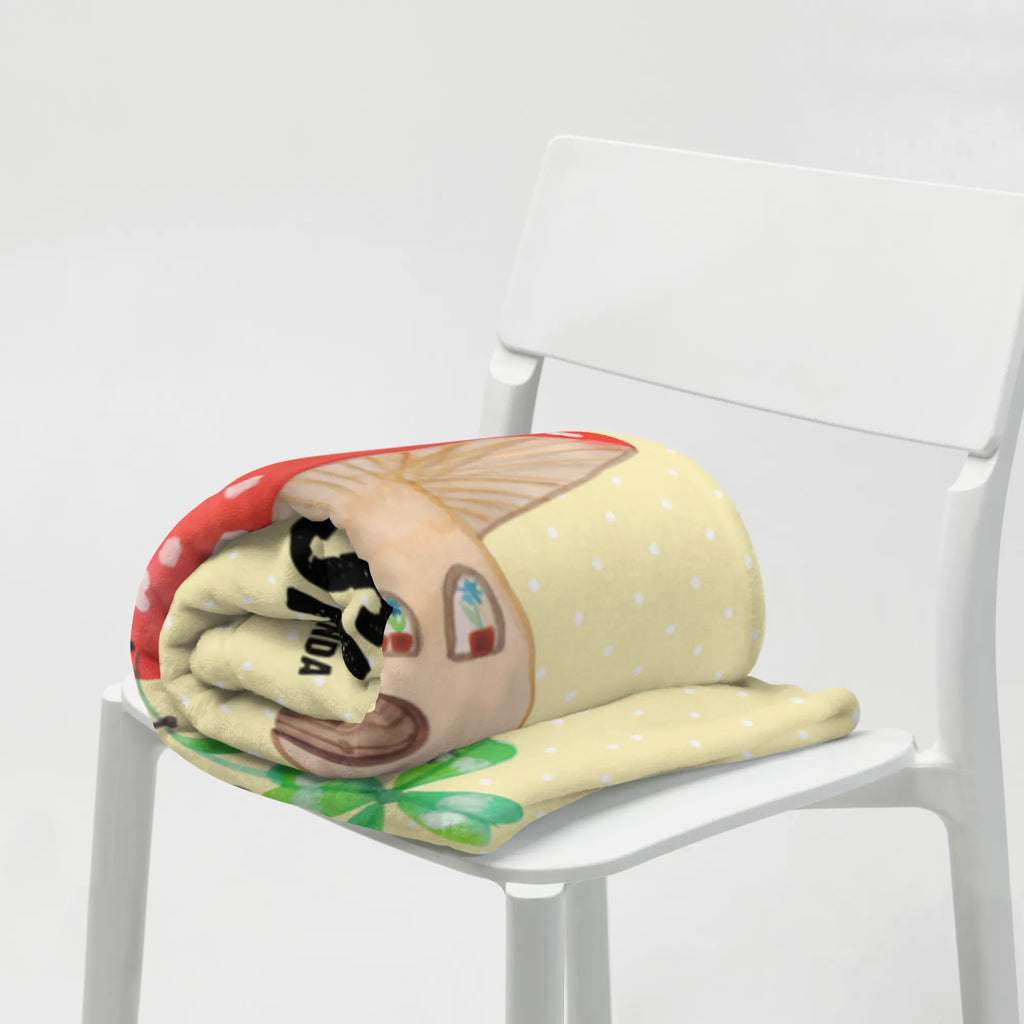 Personalised blanket ladybug toadstool custom throw blanket, fleece blanket with name, custom printed blanket, monogrammed blanket, personalized quilt, personalized fleece, blanket with name, personalized throw, custom blanket, photo blanket, small animals, cute, funny, cute animal motives, hand drawn, small world, funny sayings, good mood, happy, gifts, gift ideas, special gifts, animal lover, card, ladybird, house of fleshy fungi, toadstool, flat, house, at home