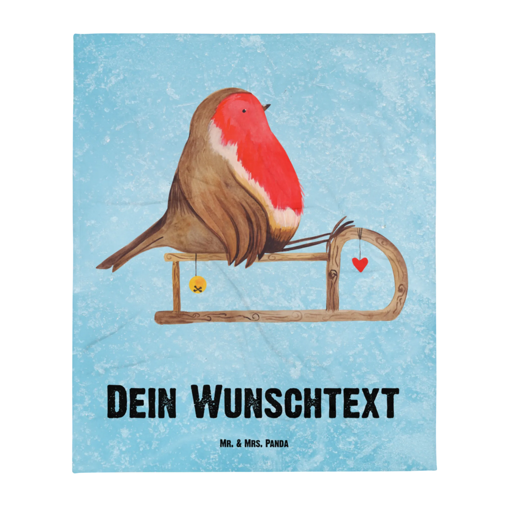 Personalised blanket robin Sleds custom throw blanket, personalized throw, blanket with name, custom printed blanket, personalized fleece, custom blanket, personalized quilt, photo blanket, monogrammed blanket, fleece blanket with name, Winter, Christmas, Christmas time, snow, bird, sleigh